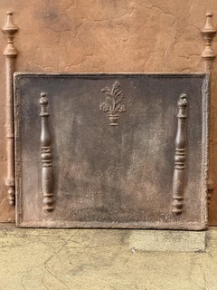 French Louis XV Period 'Flower Basket' Fireback / Backsplash, 18th Century