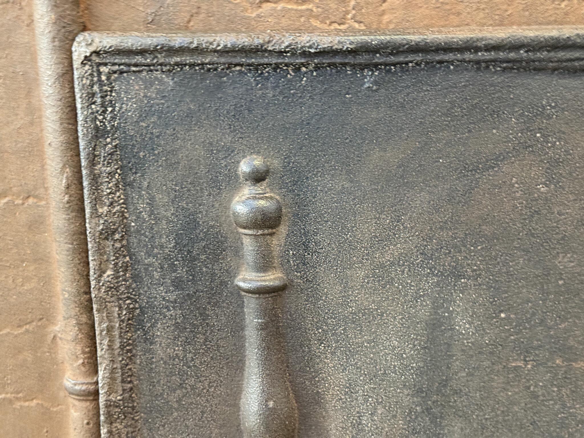 18th Century and Earlier French Louis XV Period 'Flower Basket' Fireback / Backsplash, 18th Century For Sale