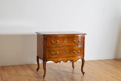 French Louis XV Period Fruitwood 2-Drawer Commode, mid 18th century