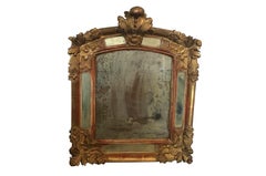 French Louis XV Period Giltwood Mirror