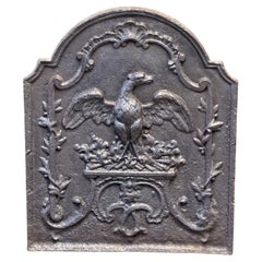 French Louis XV Period 'Phoenix' Fireback, 18th Century