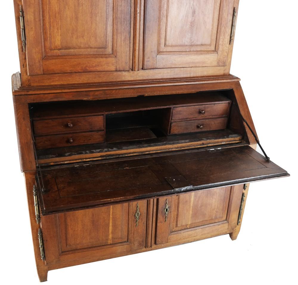 French Louis XV Period Secretaire Desk, Oak 1