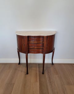 French Louis XV Period Tambour Door Buffet Server