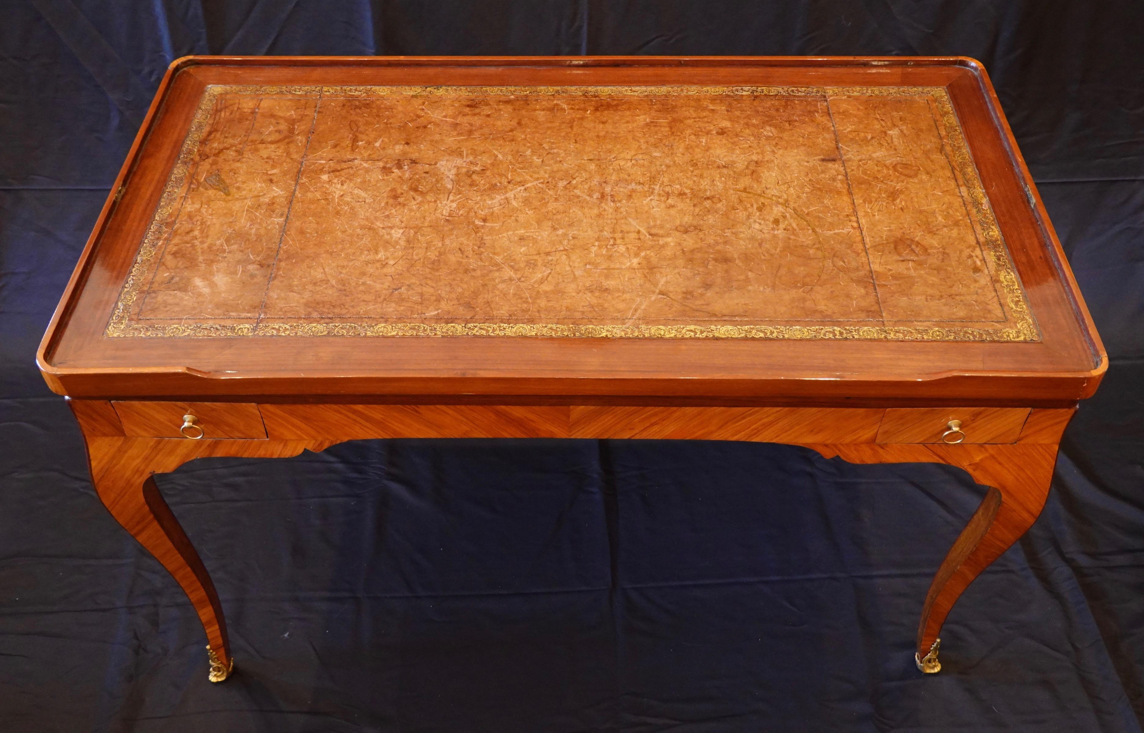 French Louis XV Period Tric Trac or Backgammon Table Stamped P. Roussel For Sale 4