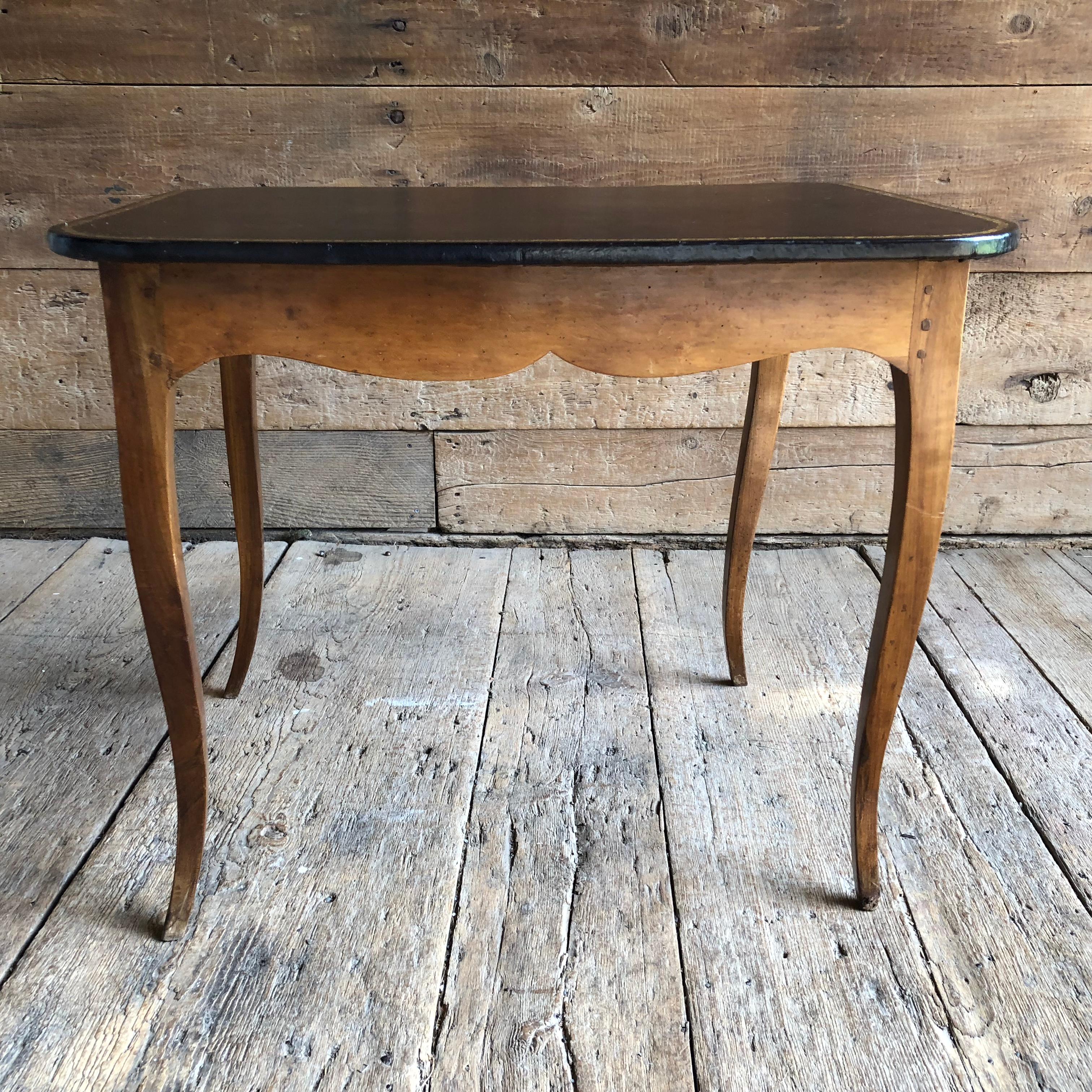 Leather Top Louis XV Period Writing Table, 18th Century 5