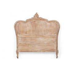 French Louis XV Provincial Bleached Full Bed