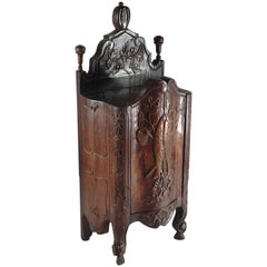 Antique French Louis XV Provincial "Fariniere" Box, Late 18th Century