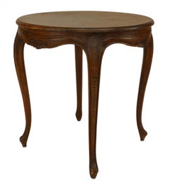 French Louis XV Provincial Walnut End Tables