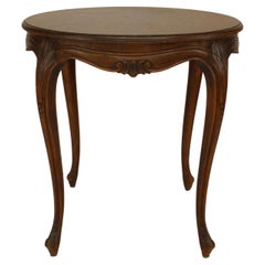 Französische Louis XV Provincial Nussbaum End Tische