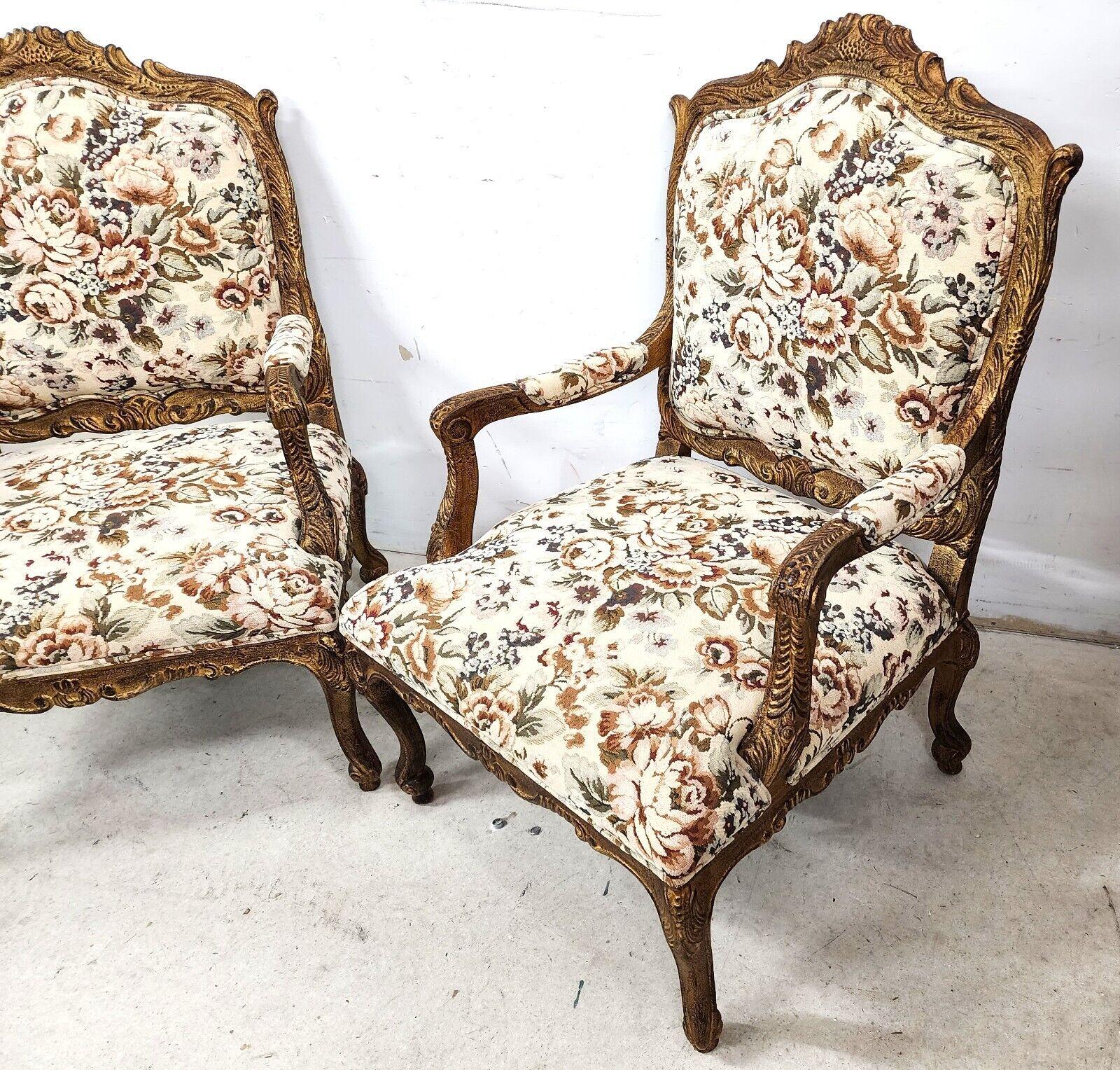 For FULL item description click on CONTINUE READING at the bottom of this page.
For a shipping quote, please send us your zip code.

Offering One Of Our Recent Palm Beach Estate Fine Furniture Acquisitions Of A 
Pair of French Louis XV Style