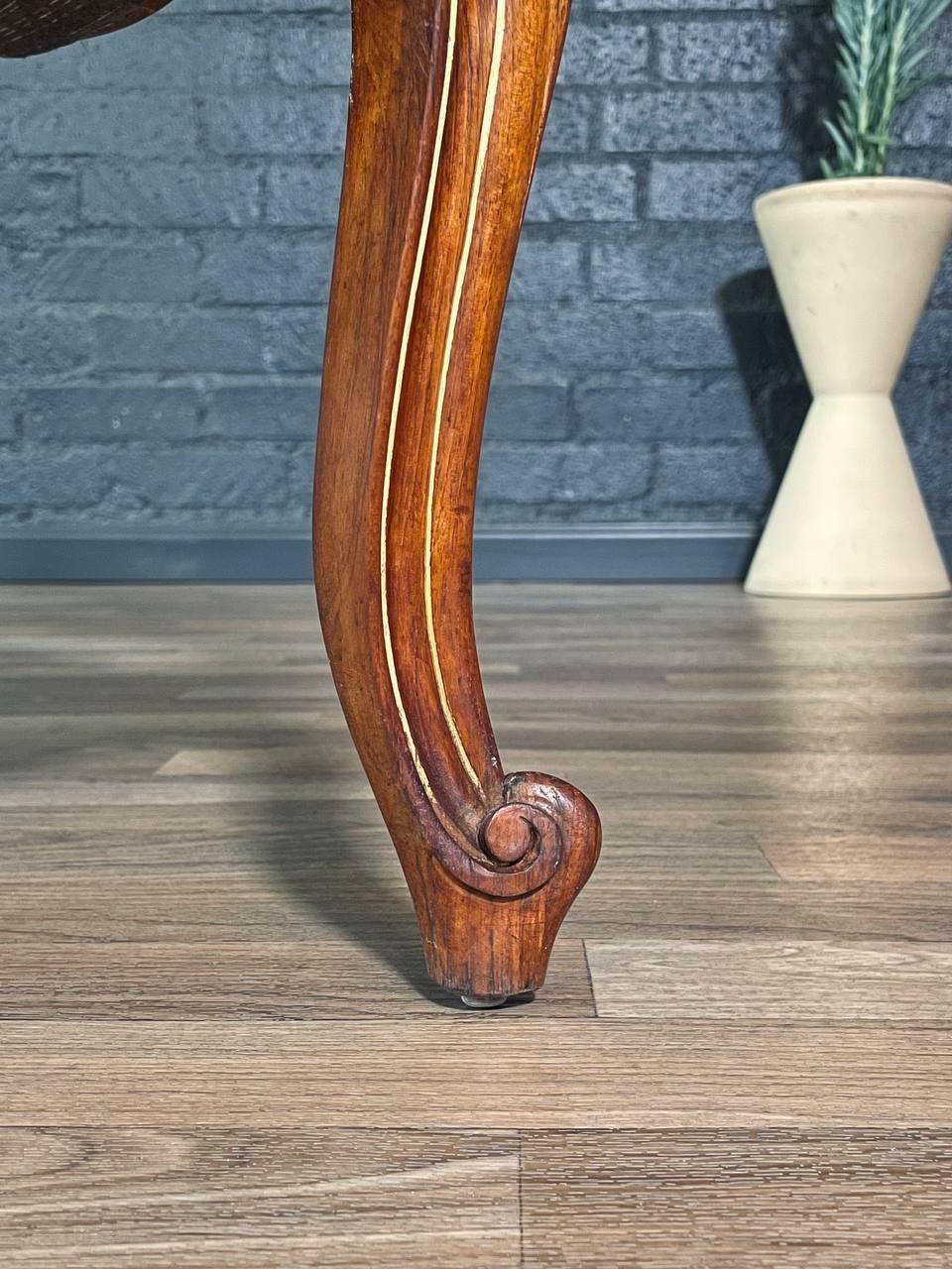 Panca da camera da boudoir in stile Rococo Luigi XV francese in vendita 4