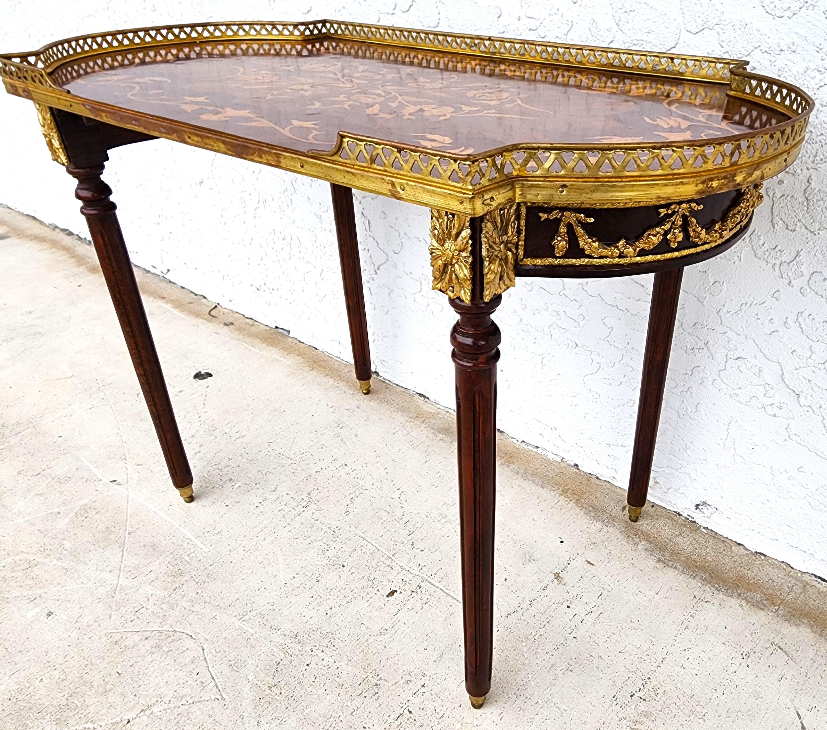 French Louis XV Serving Tray Table 1