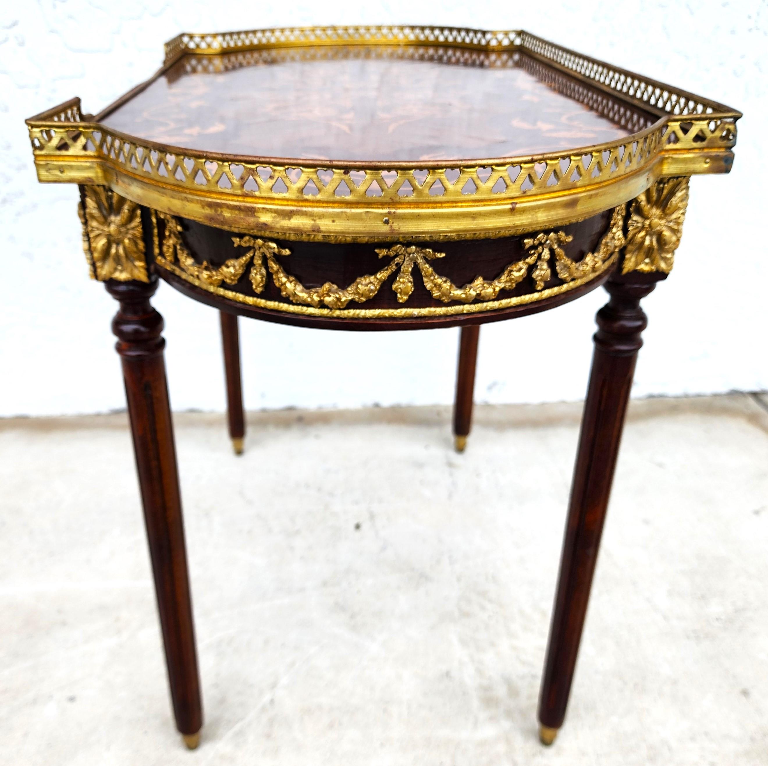 French Louis XV Serving Tray Table 2