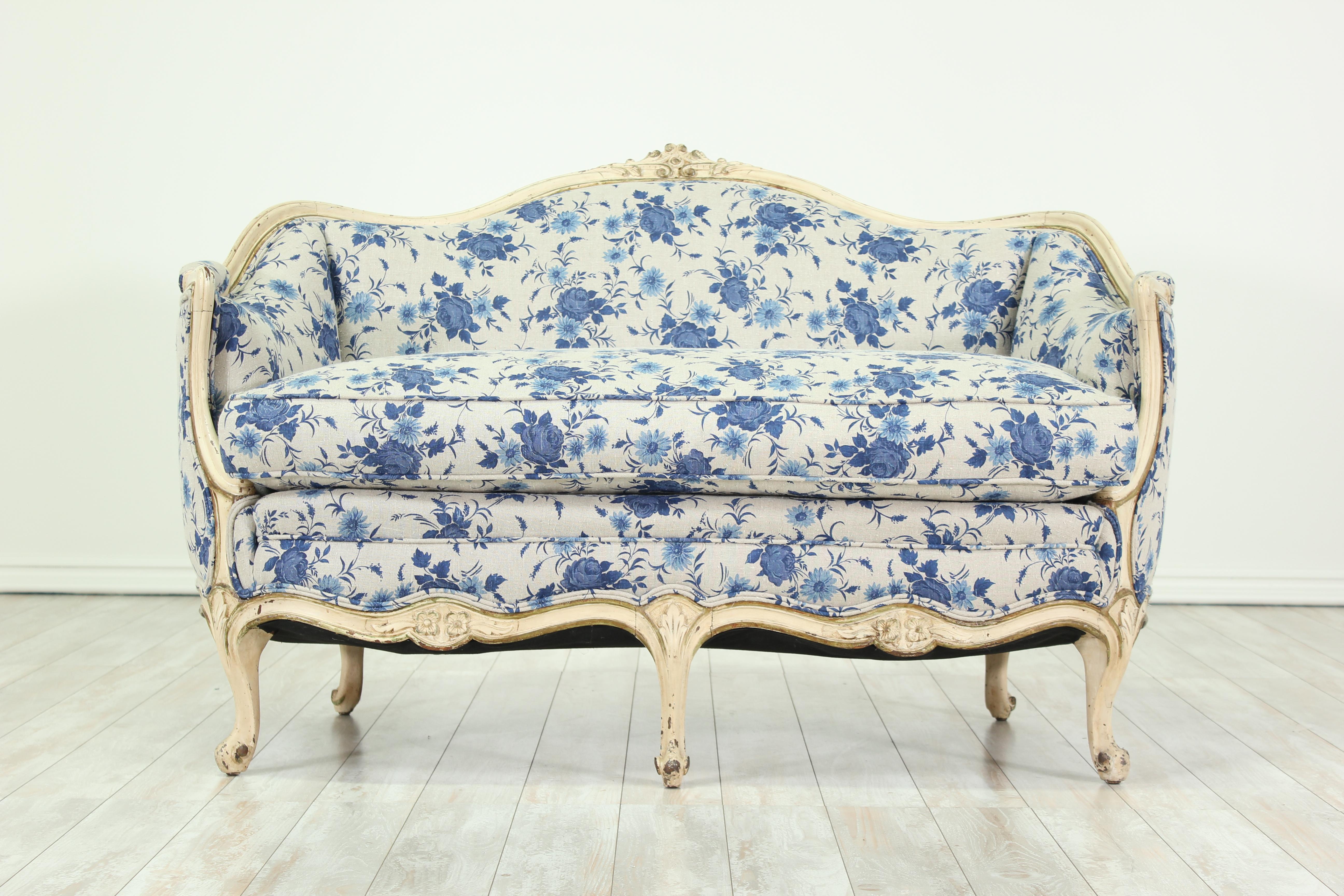  French Louis XV Settee 3