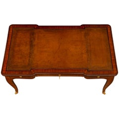French Louis XV St. Tulipwood, Kingwood, And Ormolu Desk, Signed By Krieger
