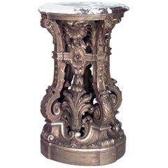French Louis XV Gilt Pedestal