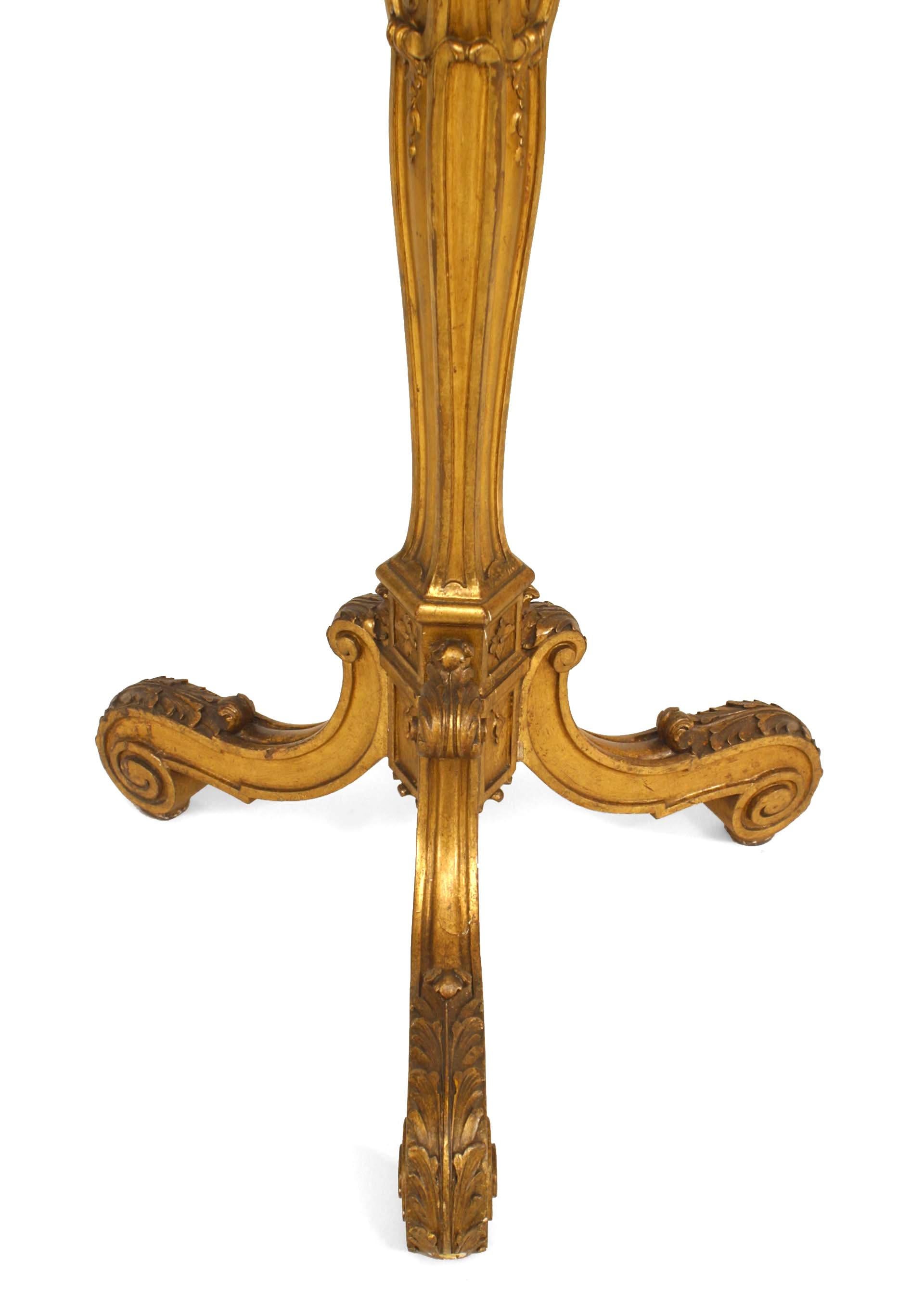 Wood Louis XV Gilt Double Music Stand For Sale