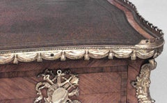 French Louis XV Style Kingwood Desk with S√®vres Plaques