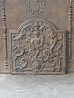 French Louis XV Style 'Apollo with Lyre' Fireback / Backsplash, 20th Century