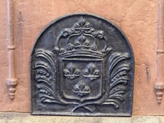 French Louis XV Style 'Arms of France' Fireback / Backsplash, 20th Century