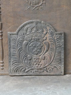 French Louis XV Style 'Arms of France' Fireback / Backsplash