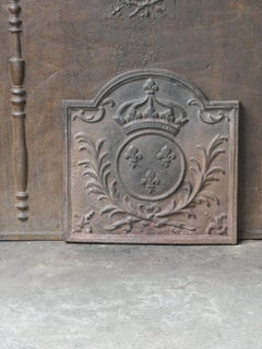 French Louis XV Style 'Arms of France' Fireback / Backsplash