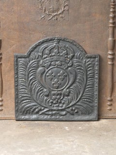 French Louis XV Style 'Arms of France' Fireback / Backsplash