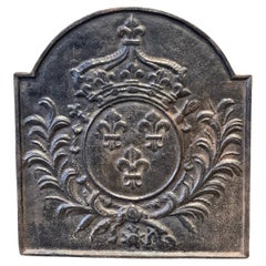 French Louis XV Style 'Arms of France' Fireback / Backsplash