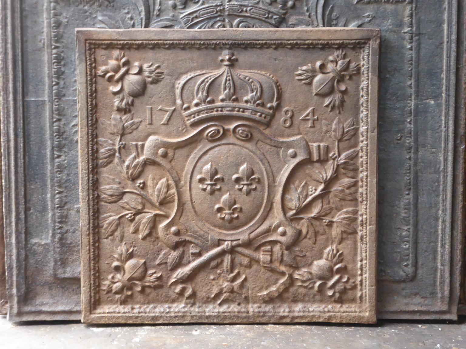 Coat of arms of the House of Bourbon, an originally French royal house that became a major dynasty in Europe. It delivered kings for Spain (Navarra), France, both Sicilies and Parma. Bourbon kings ruled France from 1589 up to the French revolution