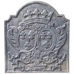 French Louis XV Style 'Arms of France' Fireback