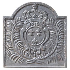 French Louis XV Style 'Arms of France' Fireback