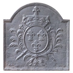 French Louis XV Style 'Arms of France' Fireback