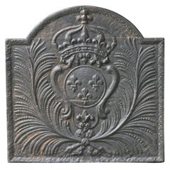French Louis XV Style 'Arms of France' Fireback
