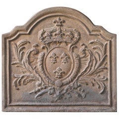 French Louis XV Style 'Arms of France' Fireback