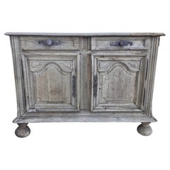 French Louis XV Style Bleached Oak Buffet