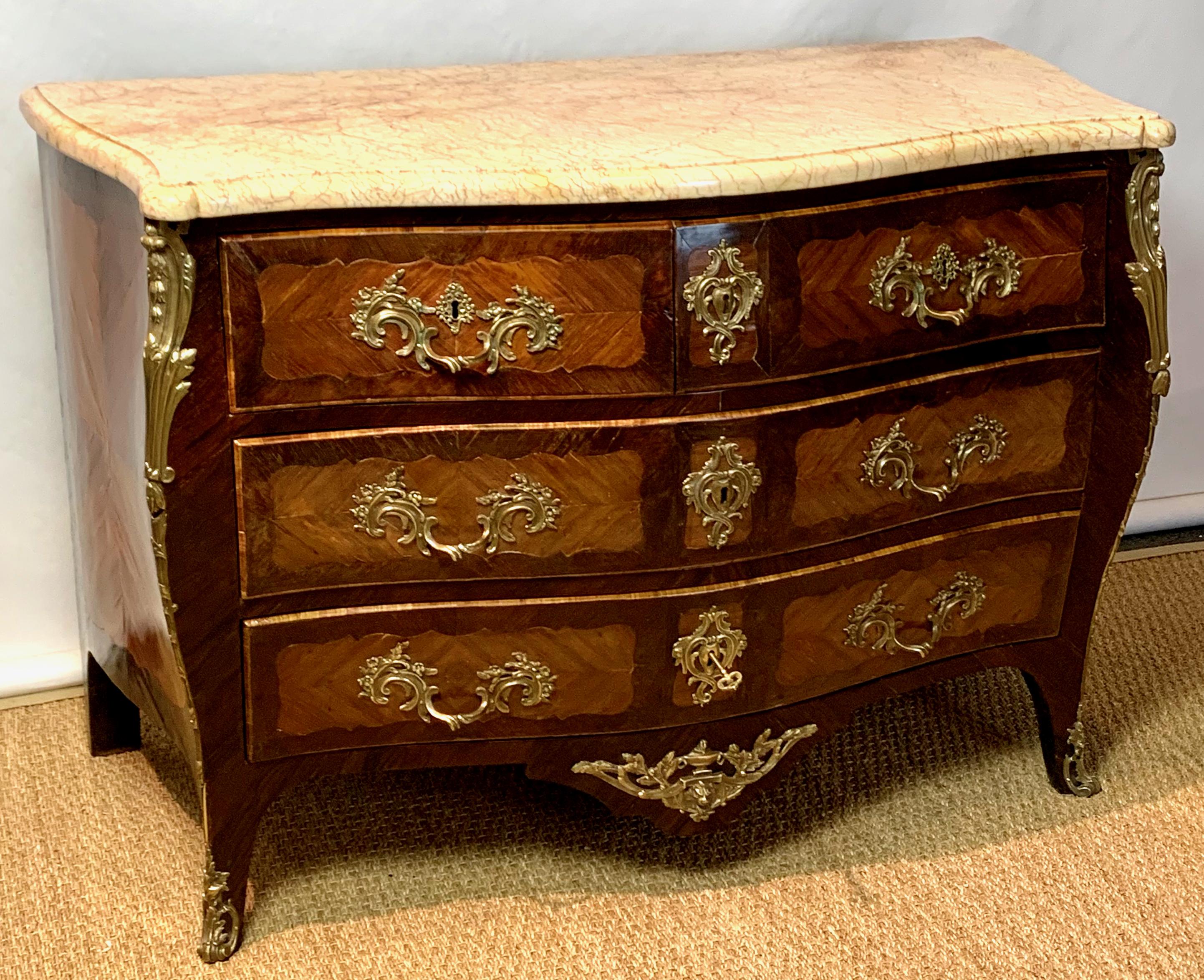 French Louis XV Style Bombé Commode For Sale 8