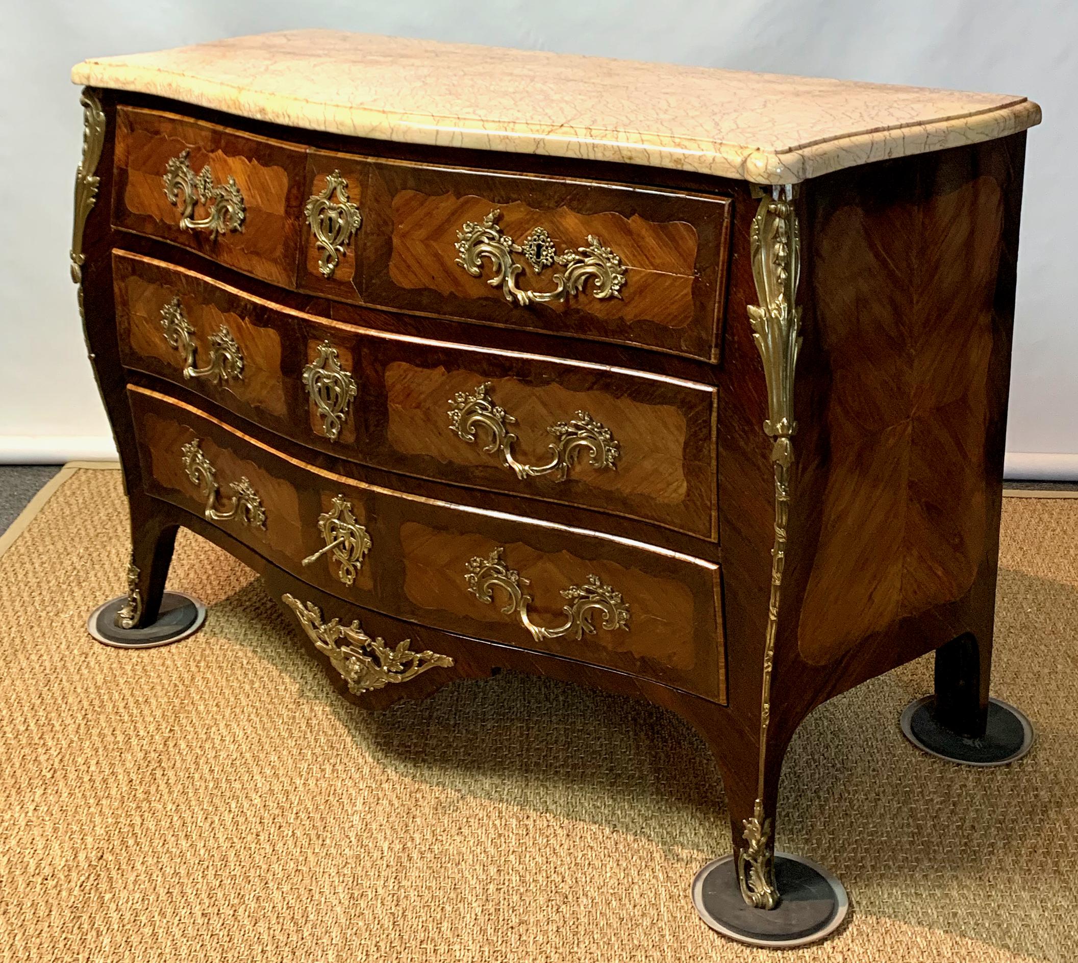 French Louis XV Style Bombé Commode For Sale 9
