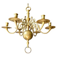 Französischer Kerzenleuchter im Louis-XV-Stil aus Messing, Anfang 20.