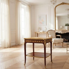 Französischer Beistelltisch aus Bronze und Marmor im Louis-XV-Stil ca. 1910 von Haentges