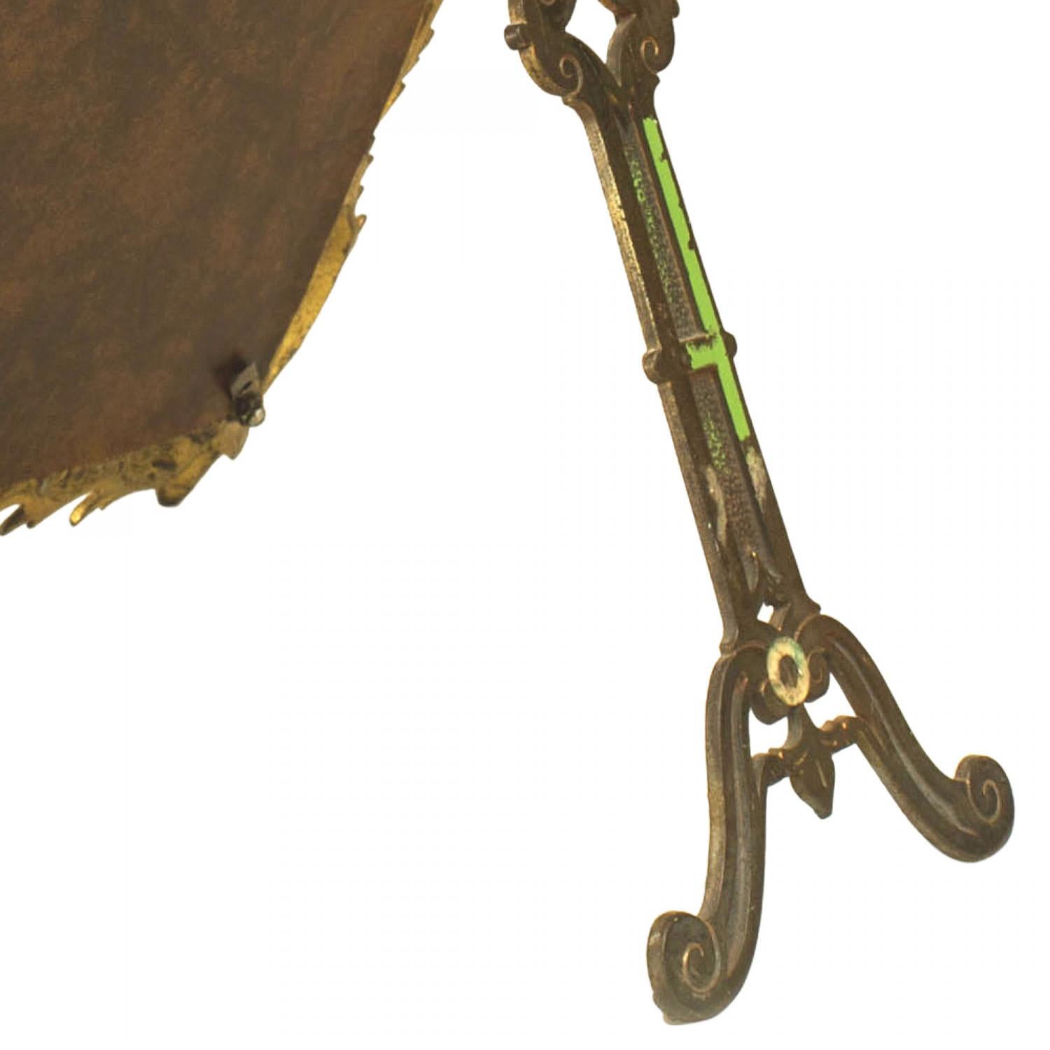 XIXe siècle French Louis XV Style Bronze Dore Dressing Table / Vanity Mirror en vente