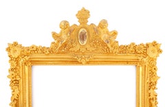 French Louis XV Style Bronze Dorè Picture Frame