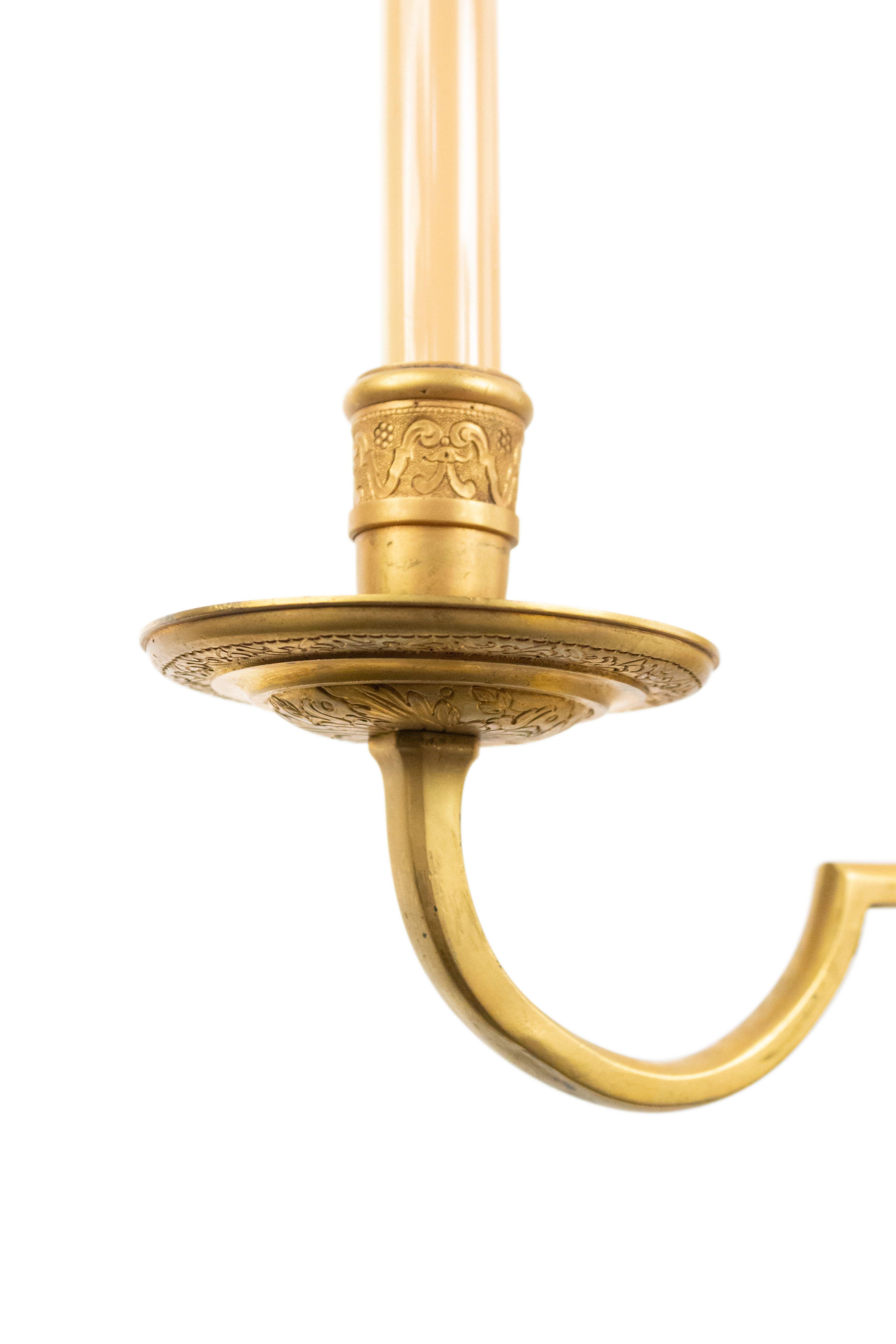 French Louis XV Style Bronze Doré Wall Sconce For Sale 1