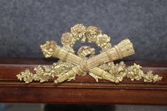 French Louis XV Style Bronze Mounted Mirrored Buffet with Marble Top Circa 1890