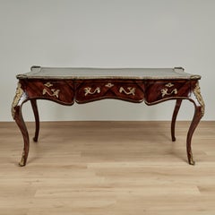 French Louis XV Style Bureau Plat or Desk