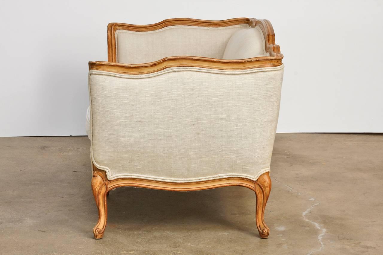 20th Century French Louis XV Style Canape Settee