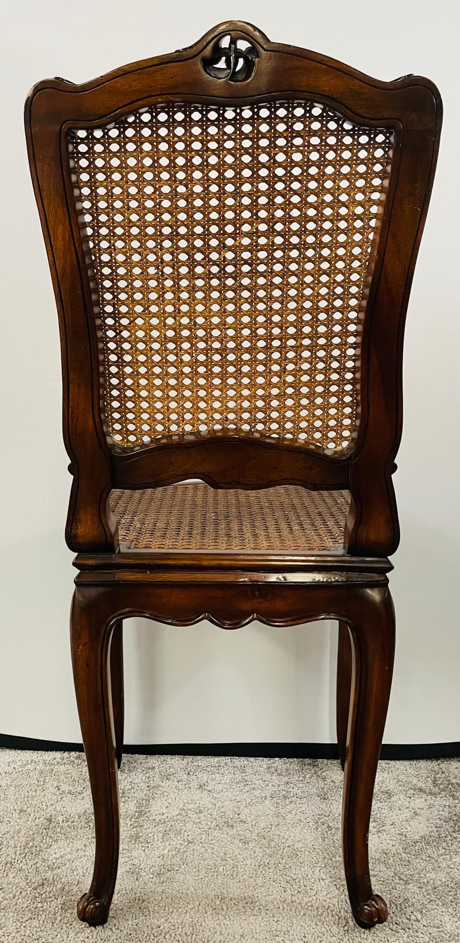 French Louis XV Style Caned Chair, a Set of 4 15