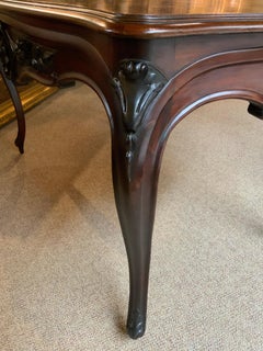 French louis XV-Style center table/Desk, rosewood 19 th c.