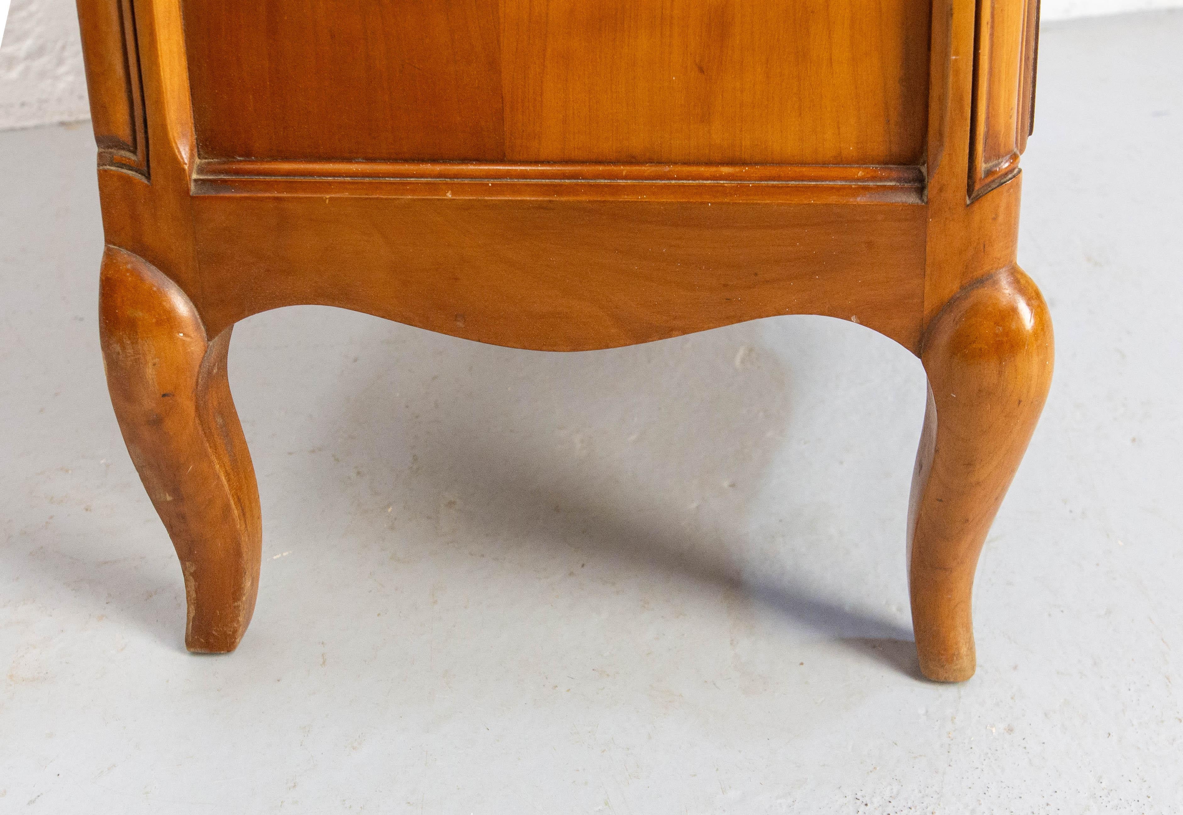 Cassettiera Commode Semainier in legno di ciliegio in stile Luigi XV, 1980 ca. in vendita 7