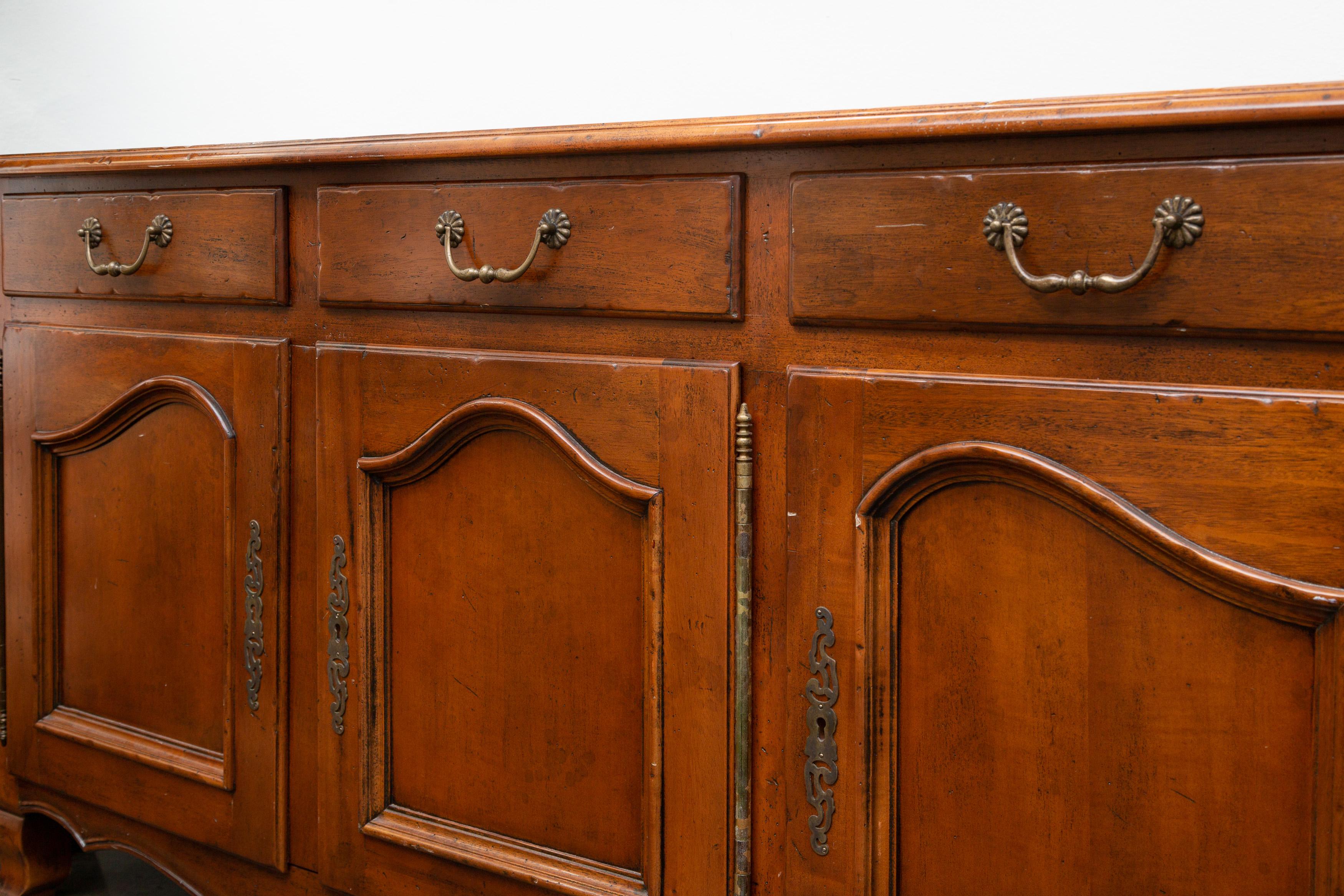 French Louis XV Style Cherrywood Buffet For Sale 5