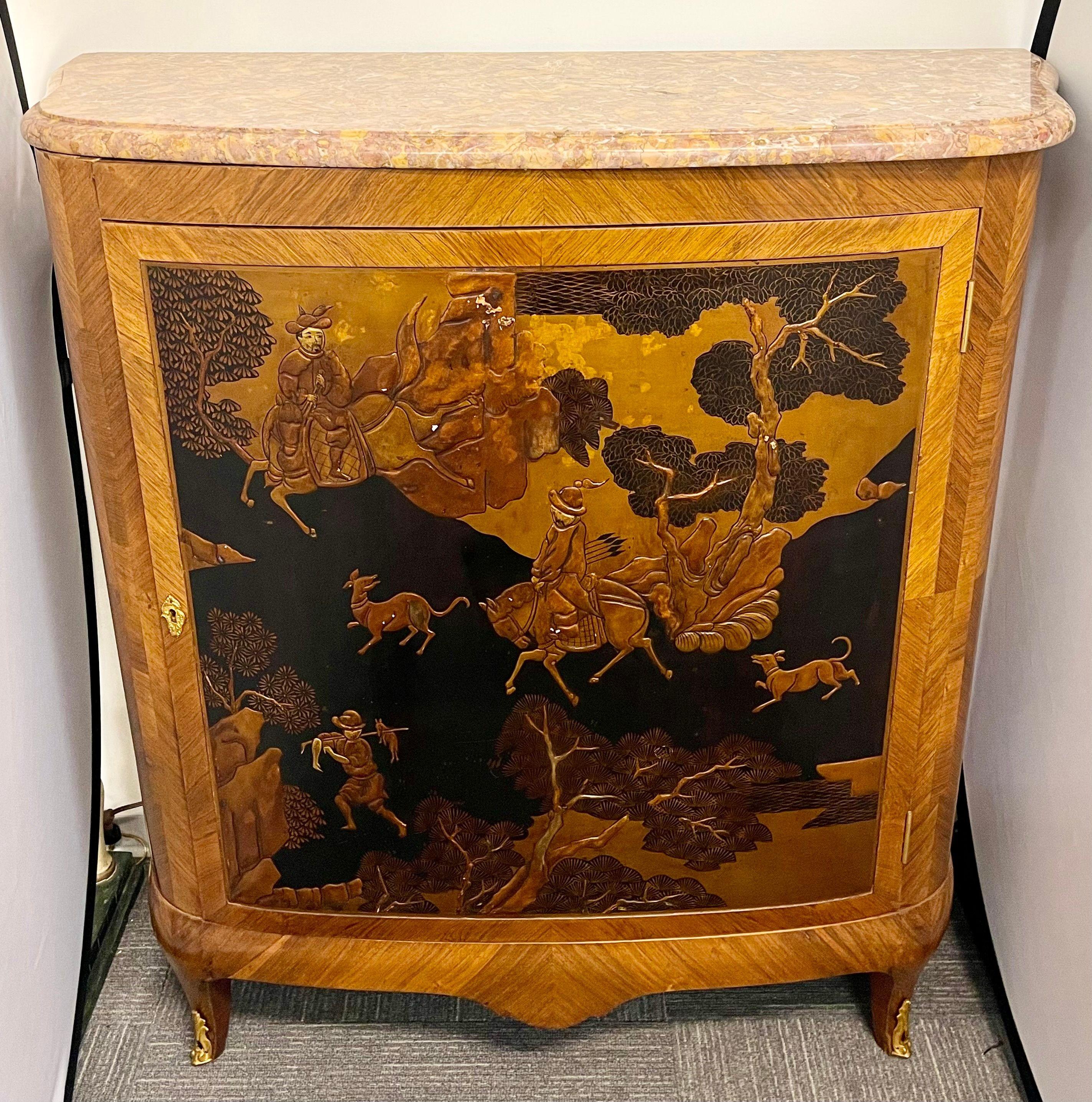 20th Century French Louis XV Style Chinoiserie Commode, Chest Manner of Jansen